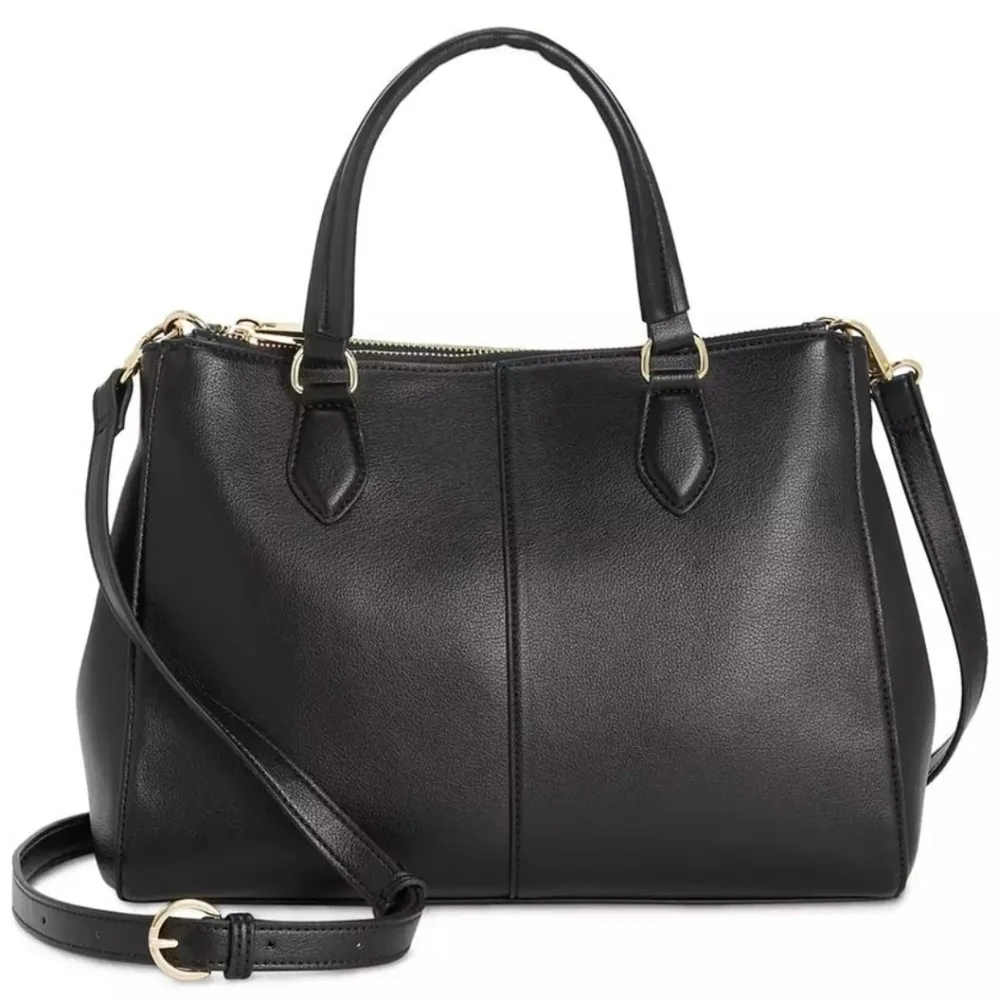 On 34th Robbinn Black Medium‎ Satchel